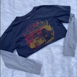 vintage cropped long sleeve